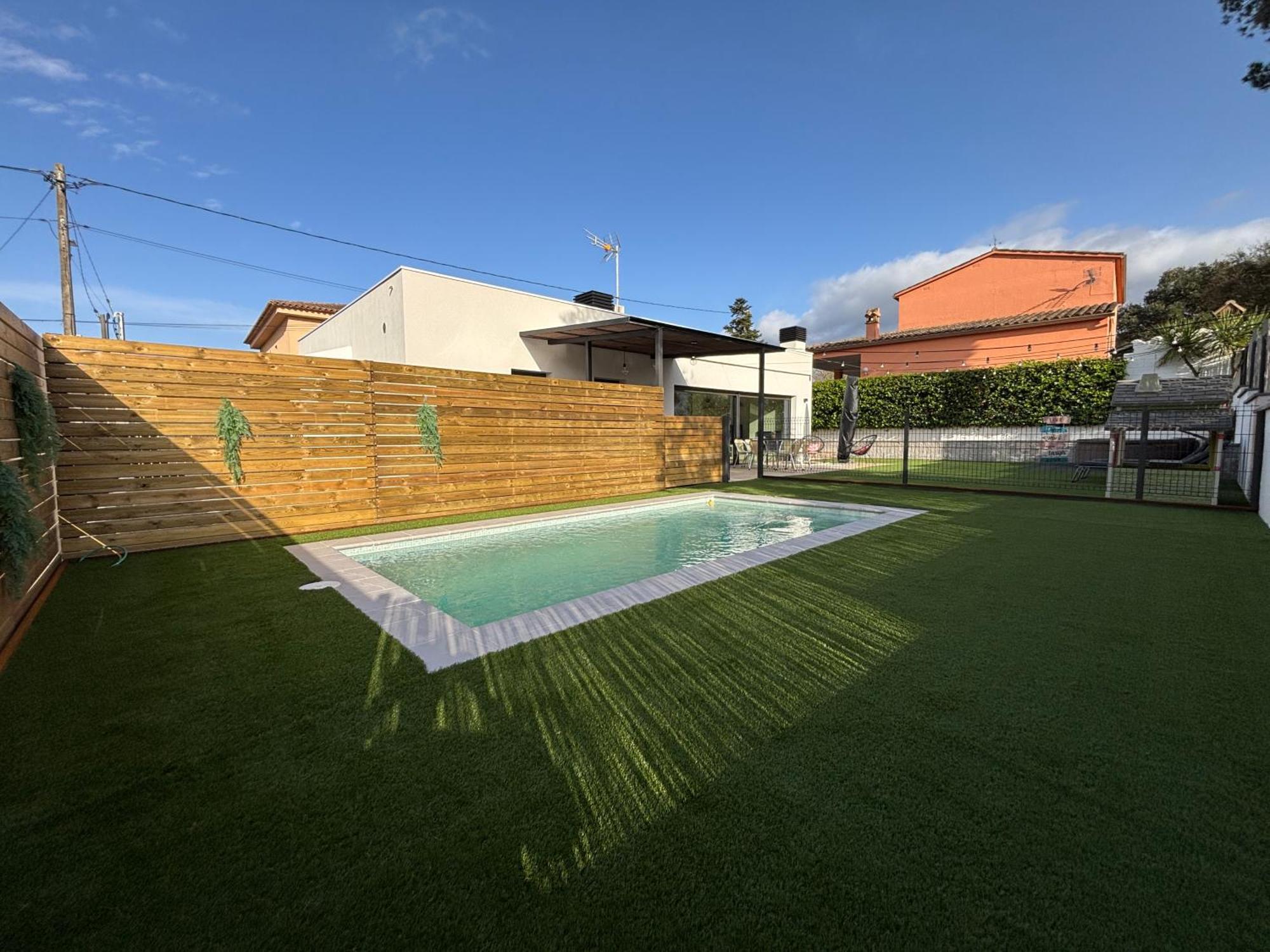 Espectacular Casa En Llagostera - Costa Brava, Con Piscina المظهر الخارجي الصورة